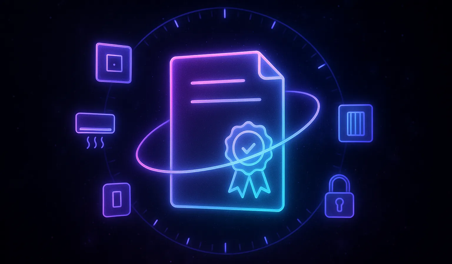 أيقونة ضمان ذكي طويل المدى