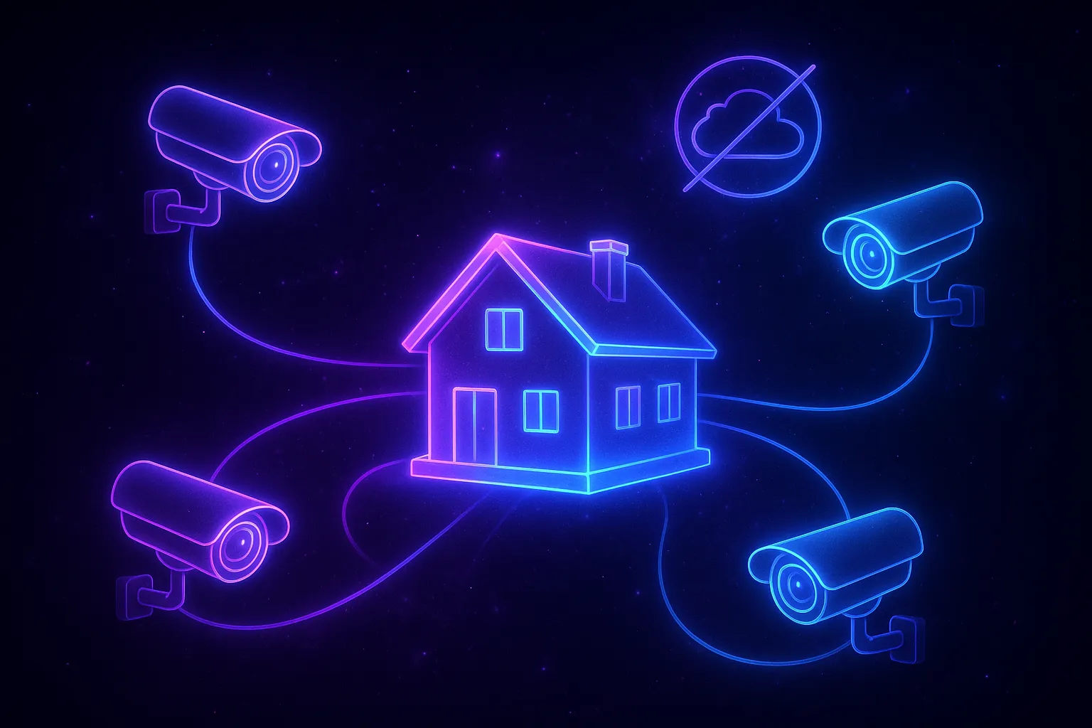 كاميرات منزلية تعمل محليًا بدون سحابة